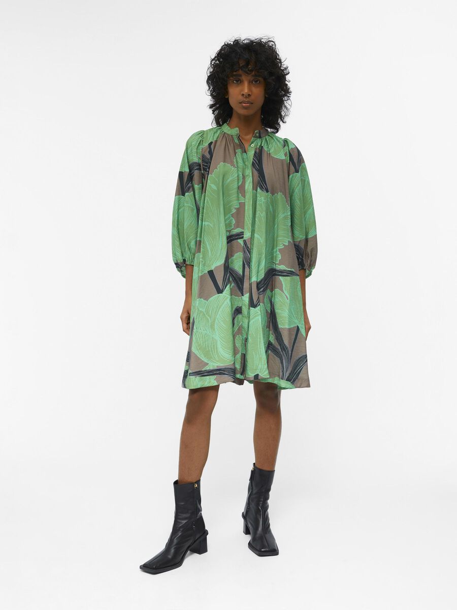 Ribini Dress (Fossil/Fair Green)