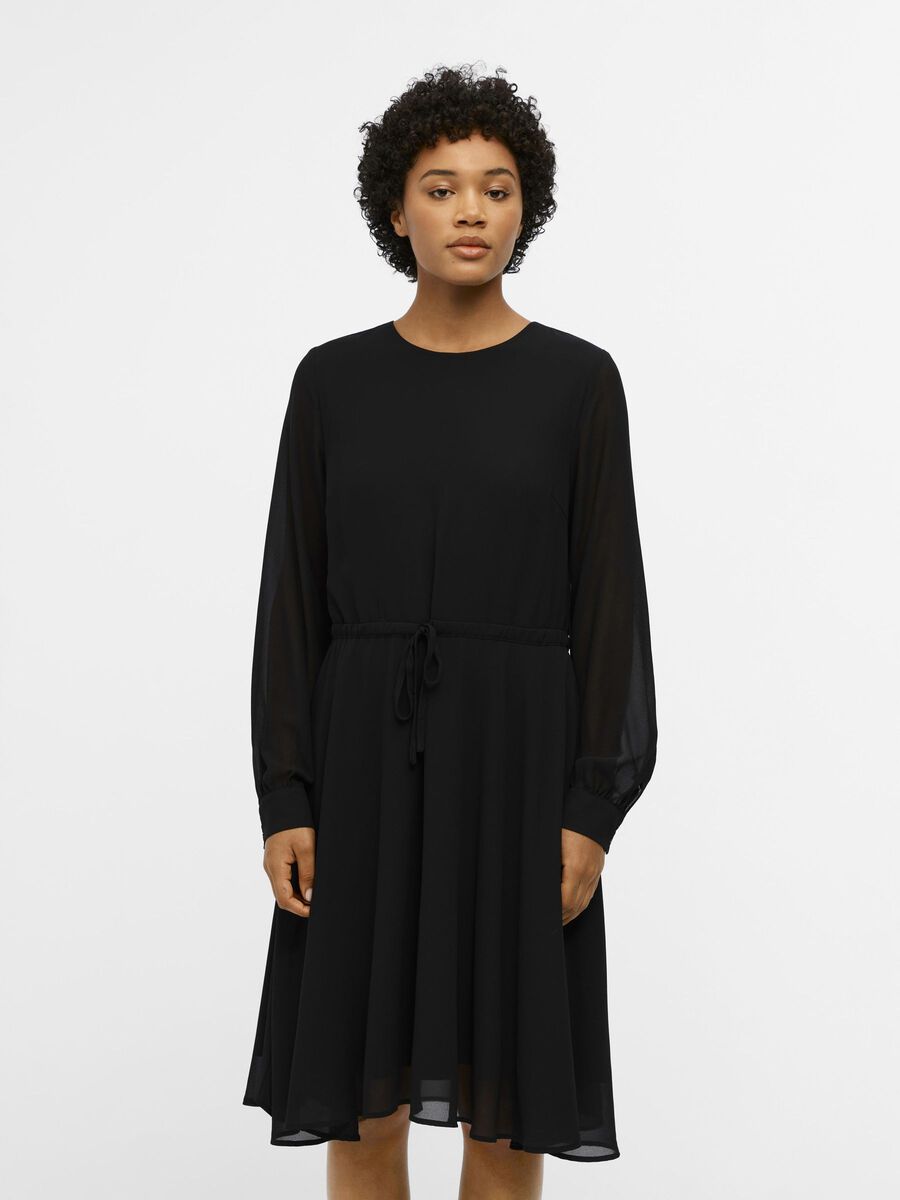 JAMILA L/S DRESS (BLACK)