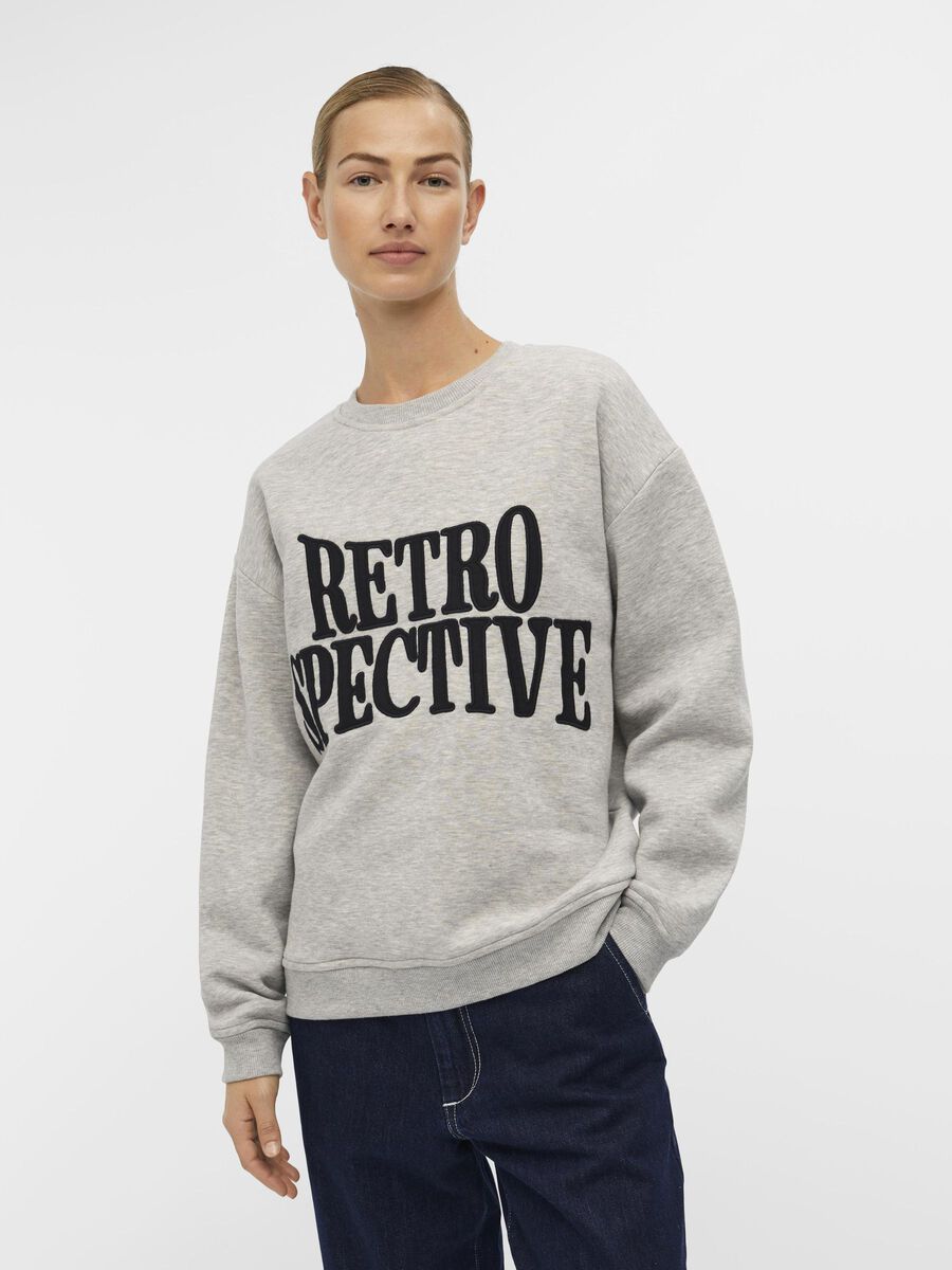 Rora Sweatshirt (Mela/Black Embroidered)