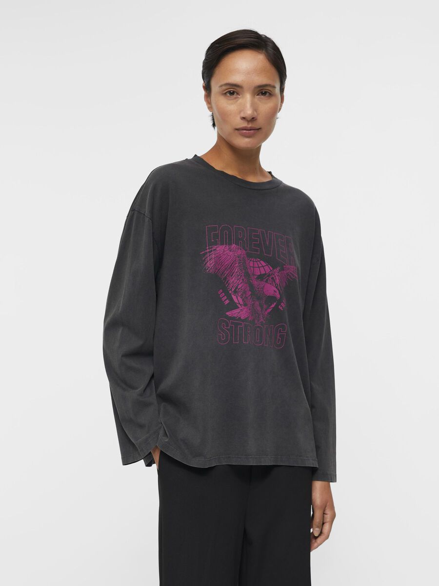 Rosie Long Sleeved T-Shirt (Grey)