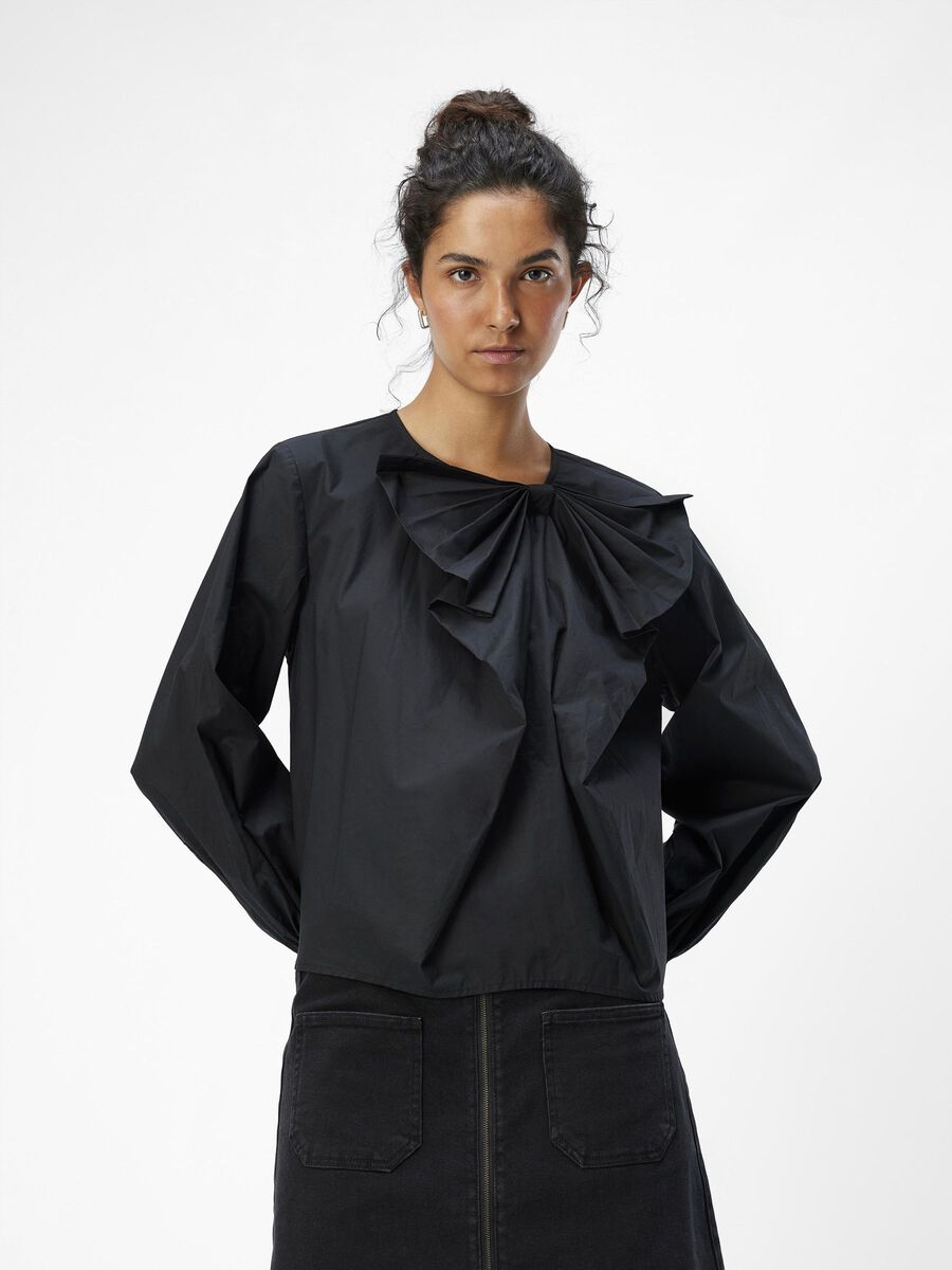 Giselle Bow Top (Black)