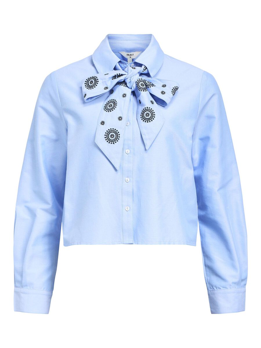 Zane Bow Shirt (Cornflower Blue)