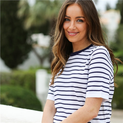 Robin Stripe Top (Navy/White)