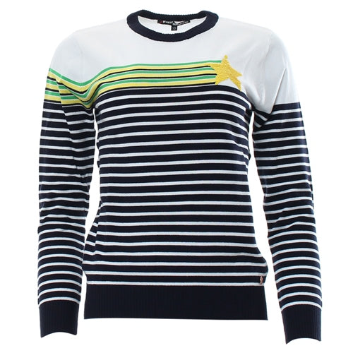 Elaine Stripe Jumper (Navy)