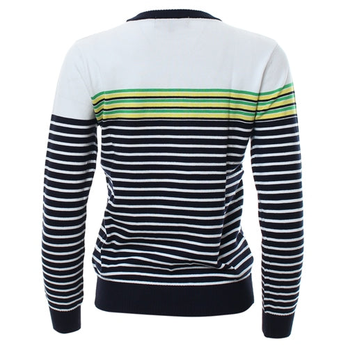 Elaine Stripe Jumper (Navy)