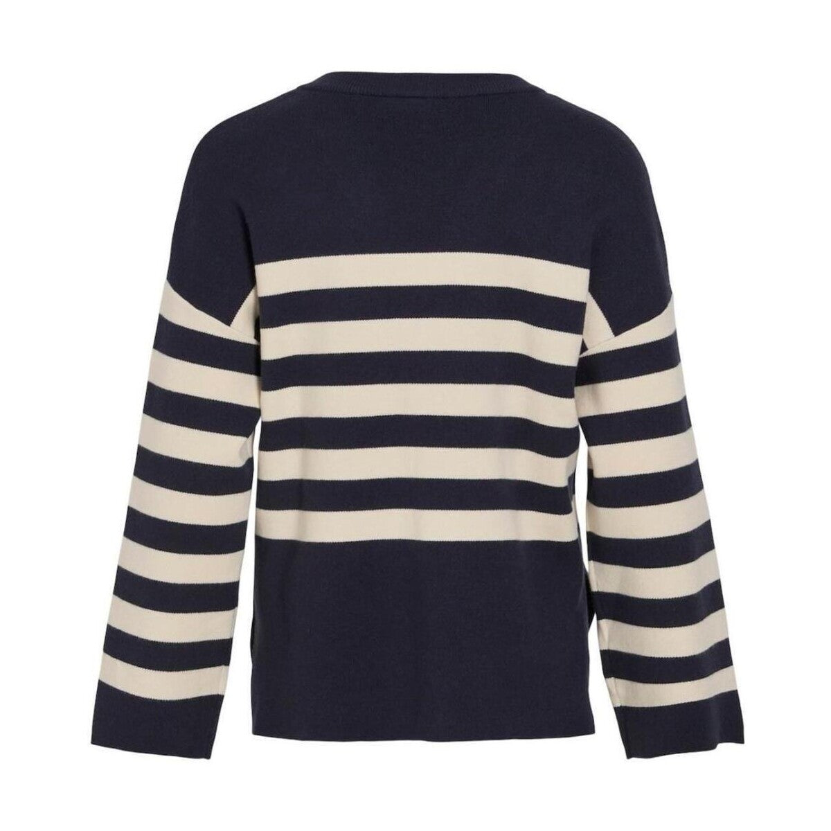 Nina V-Neck Jumper (Navy Blazer/Birch)