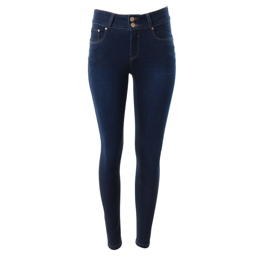 DERRY SKINNY JEAN SHORT (DARK INDIGO)