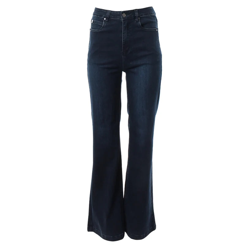 Percy Wide Leg Jeans Regular Leg (Deep Indigo)