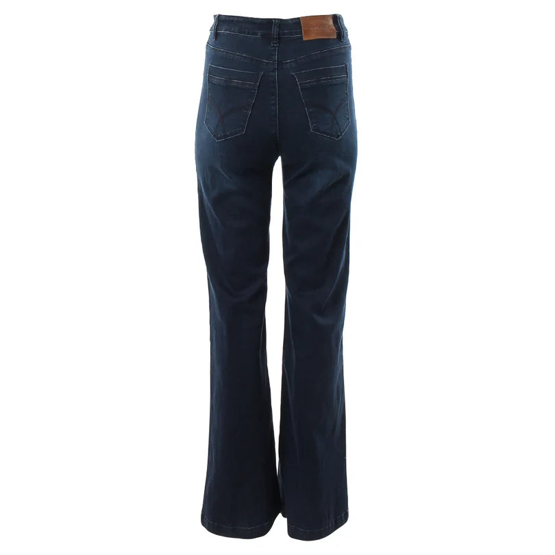 Percy Wide Leg Jeans Regular Leg (Deep Indigo)