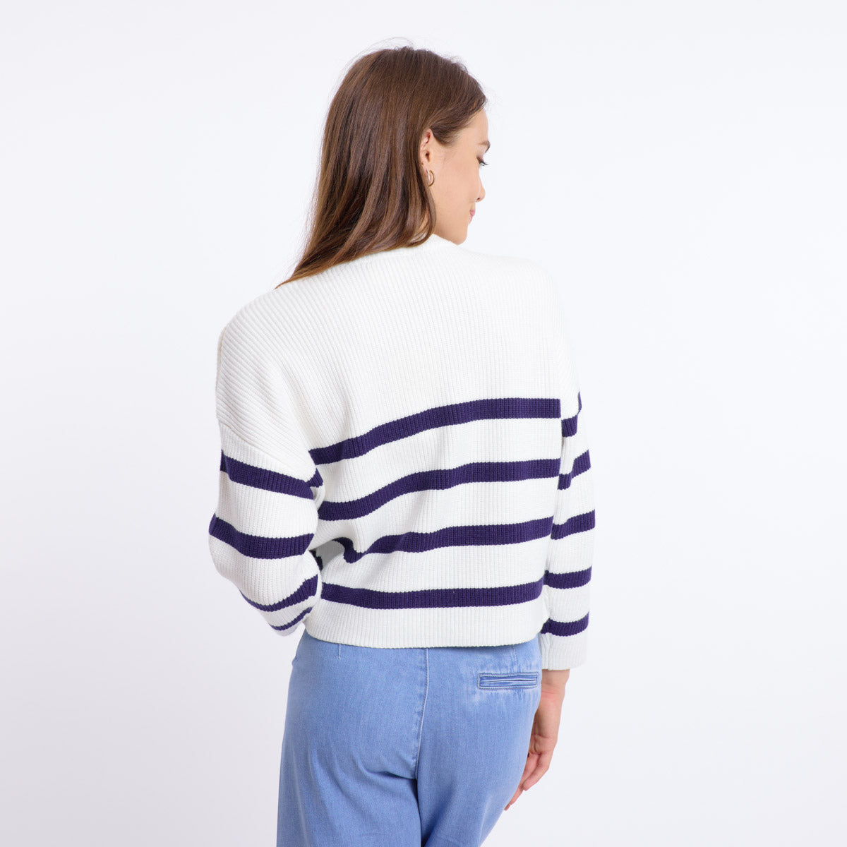 SABRINA JUMPER (NAVY/WHITE)