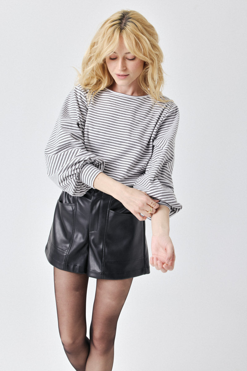 Stella Long Sleeve Top (Grey)