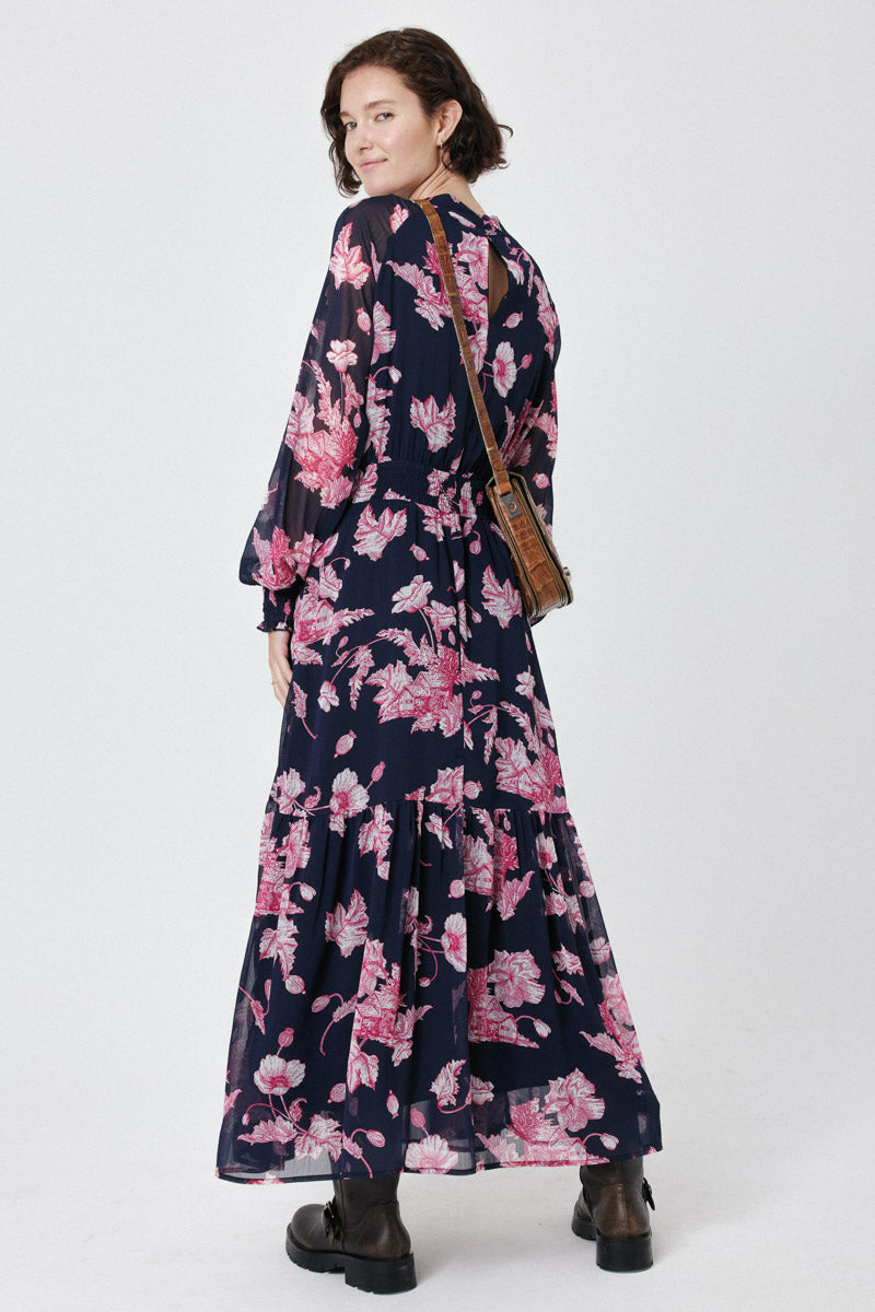 Lilou Maxi Dress (Navy)