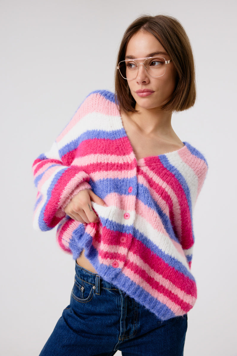 Dalva Cardigan (Pink)