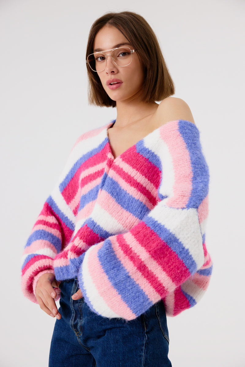 Dalva Cardigan (Pink)