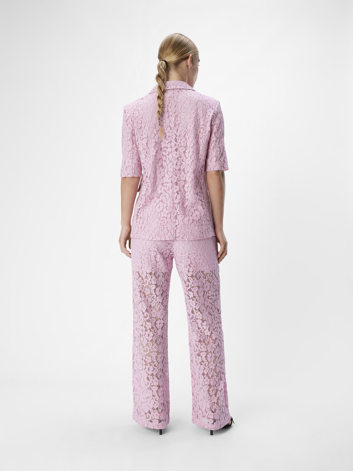Clarisa Lace Trousers (Pink Frosting)