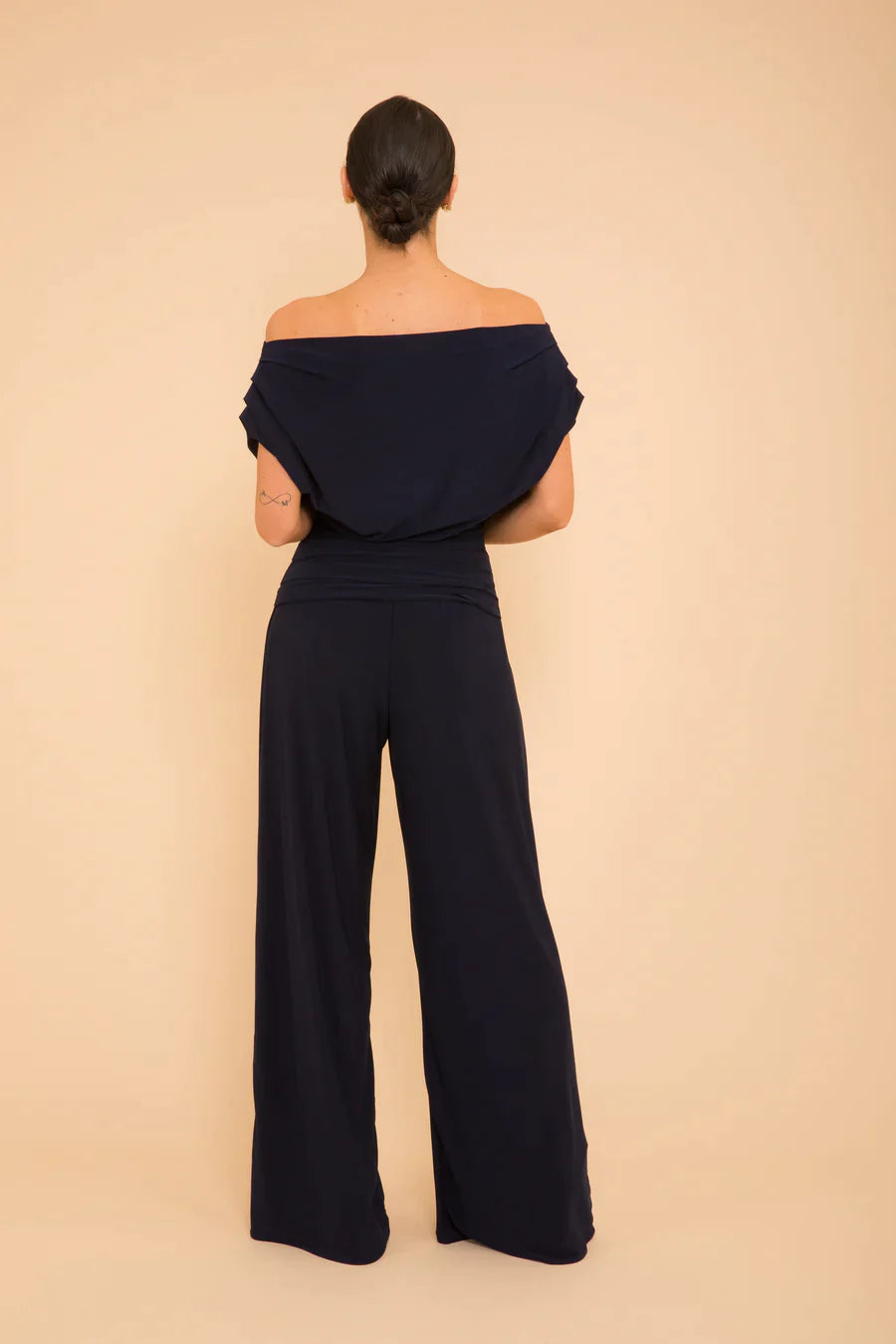 CARBON JERSEY JUMPSUIT (NAVY) CURVE