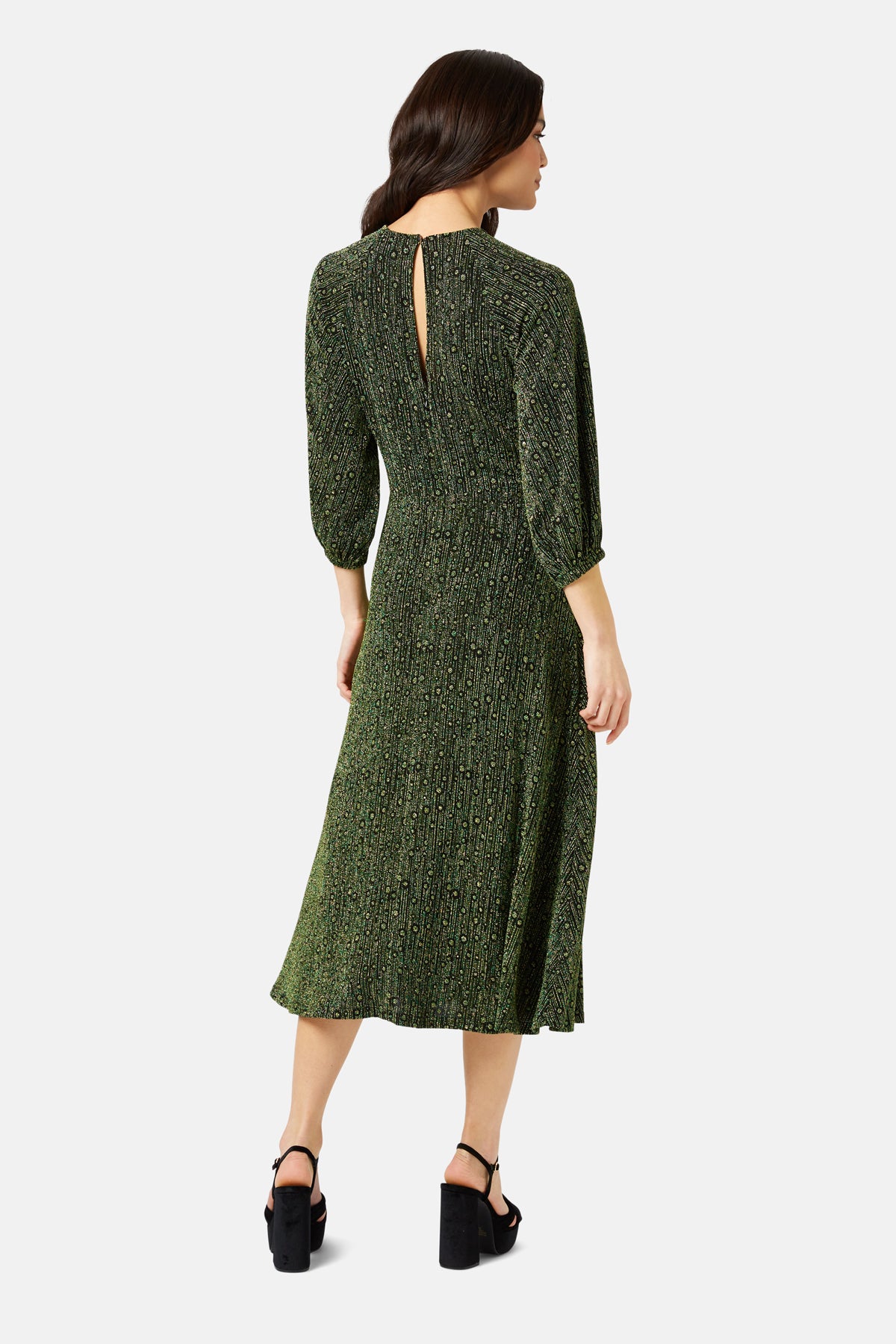 DRAPE DRESS (GREEN)