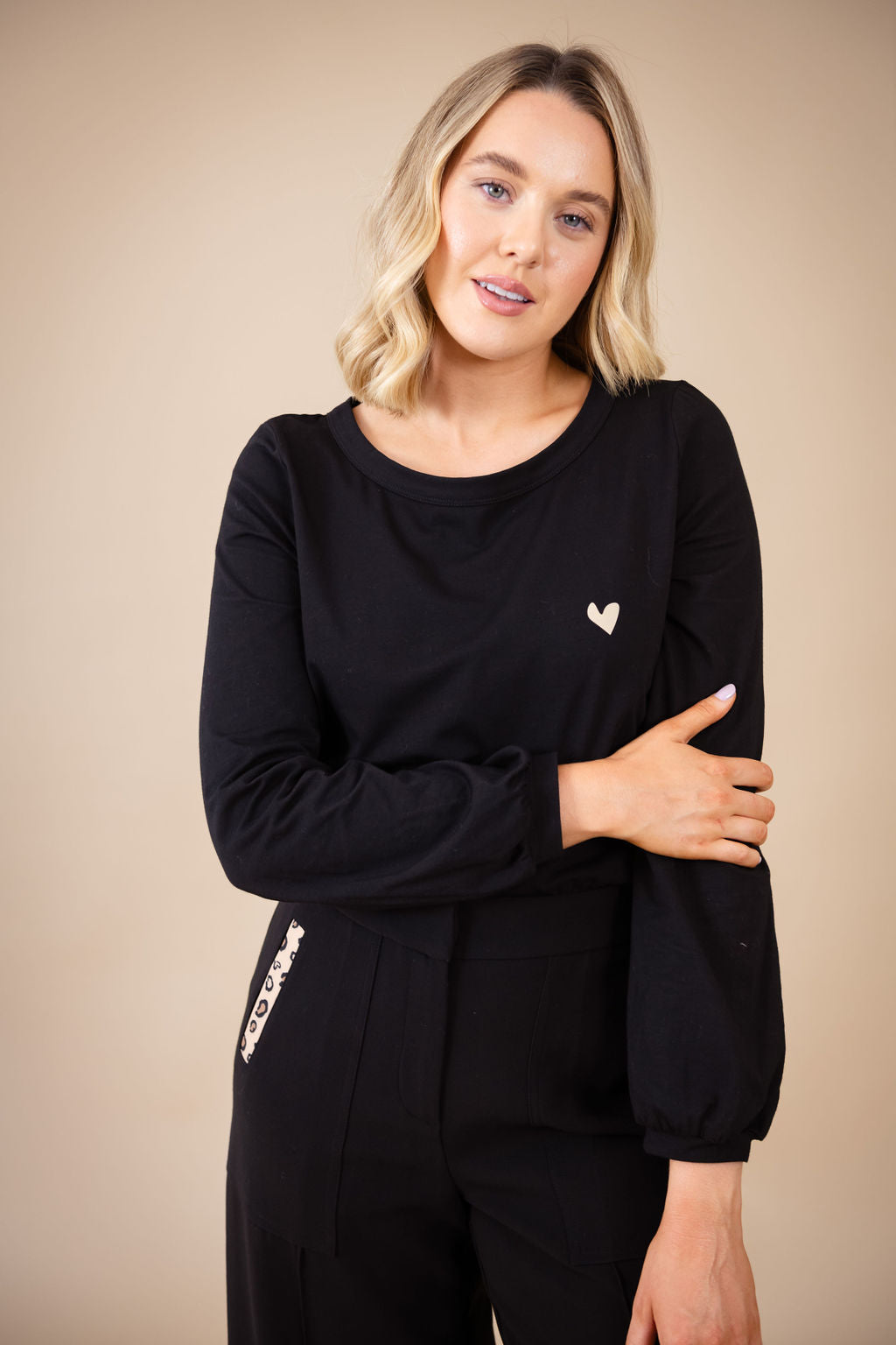 Róisín Top (Black) Curve