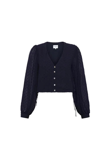 NYDIA BLOUSE (NAVY)