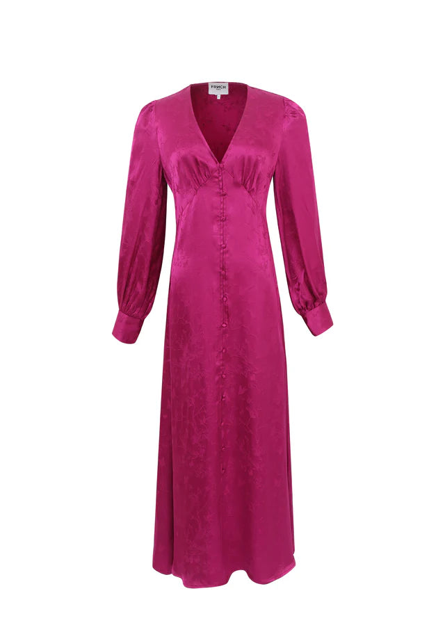 Wendy Midi Dress (Violin Cerise)