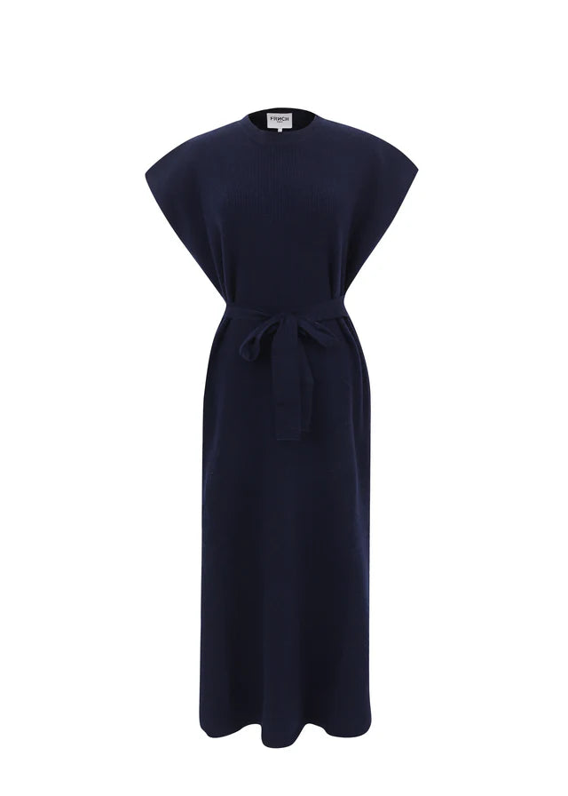 Norane Sleeveless Dress (Navy Blue)