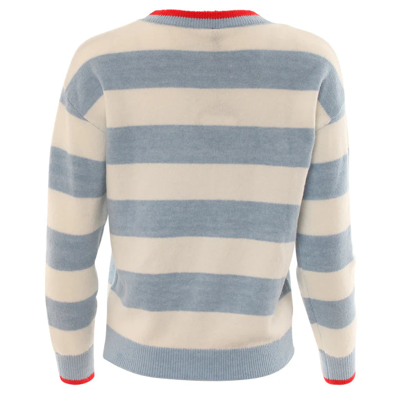 Harlee Stripe Jumper (Blue)