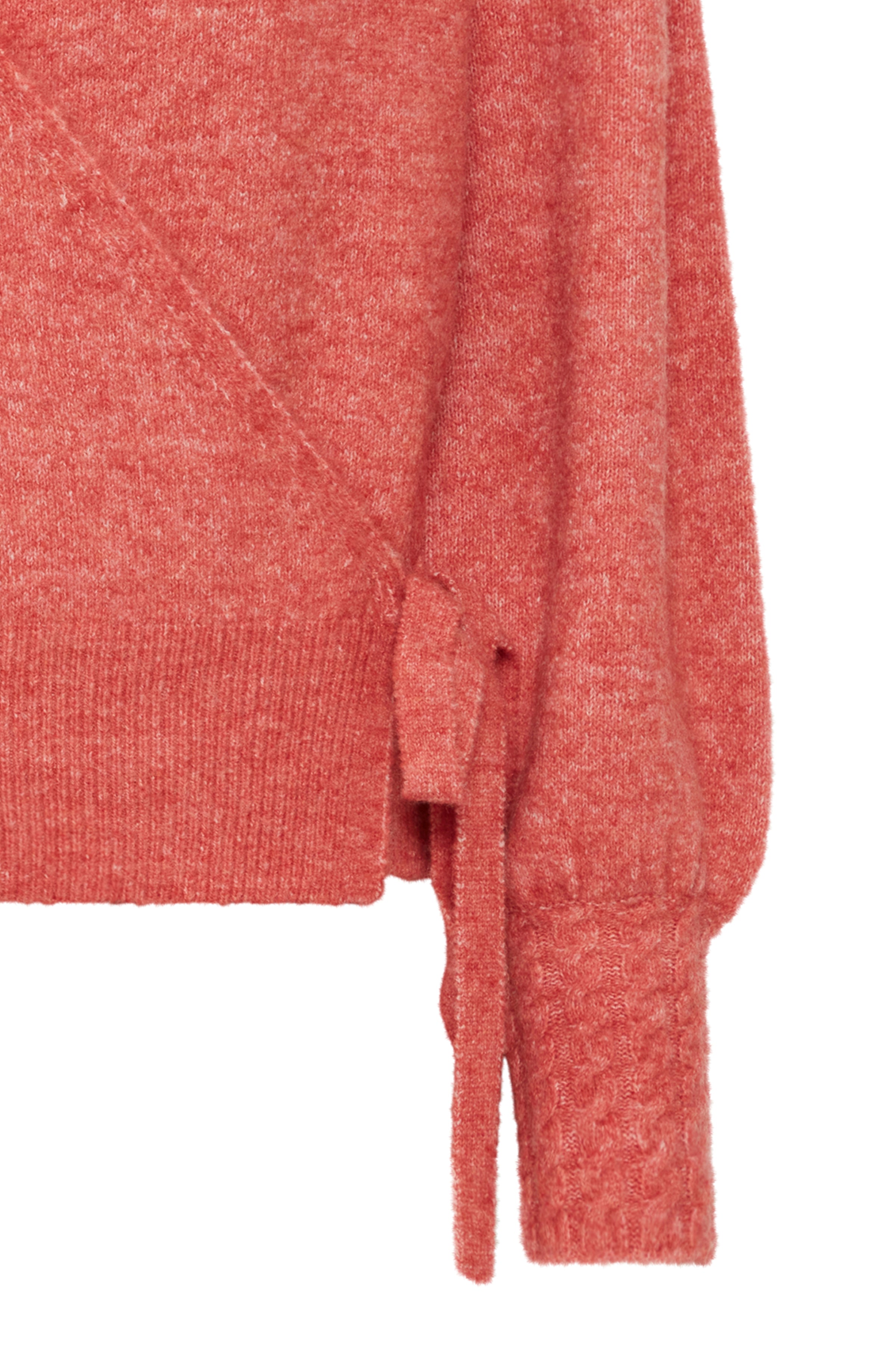 Helen Wrap Jumper (Cranberry)