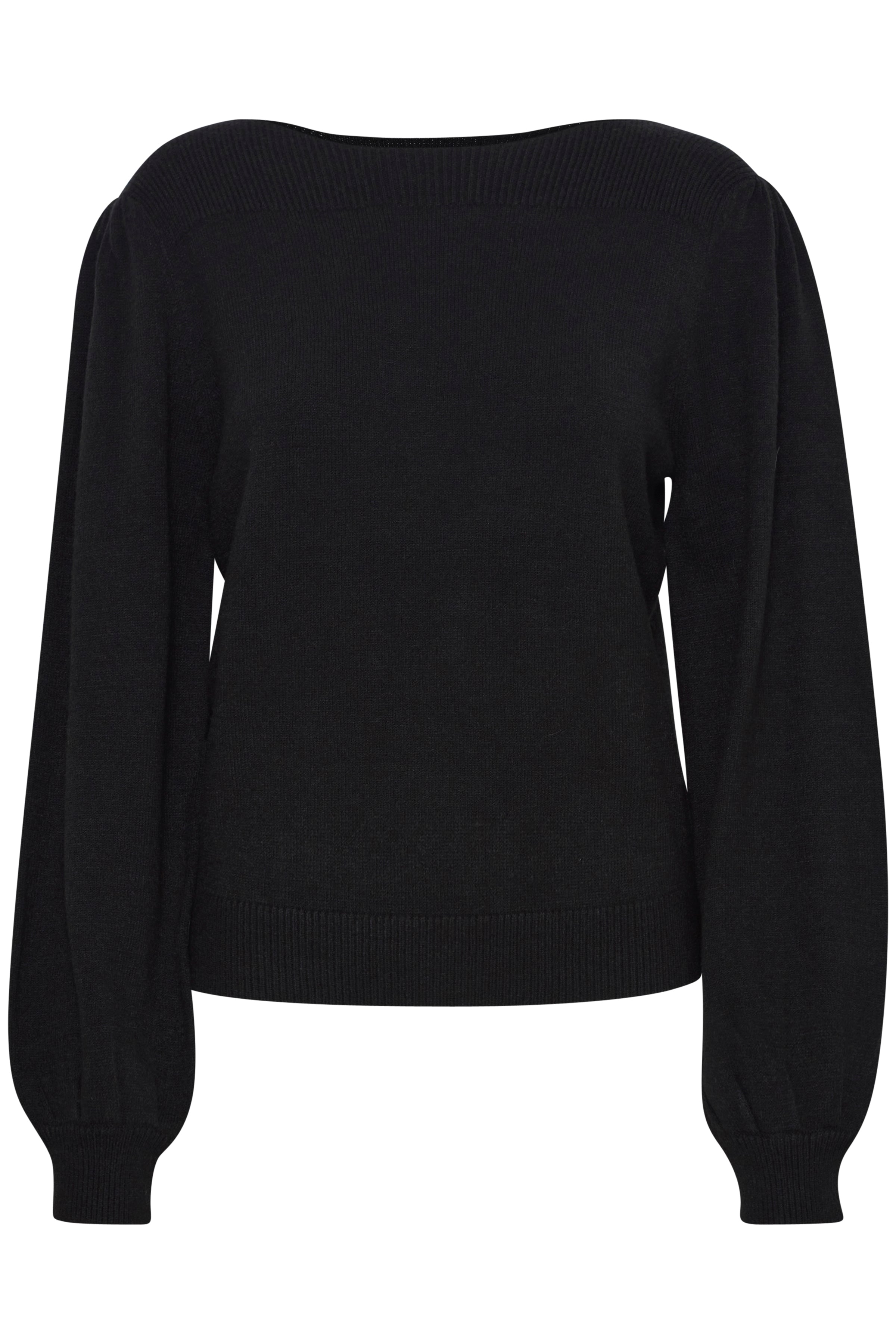 Virelle Boatneck Jumper (Black)