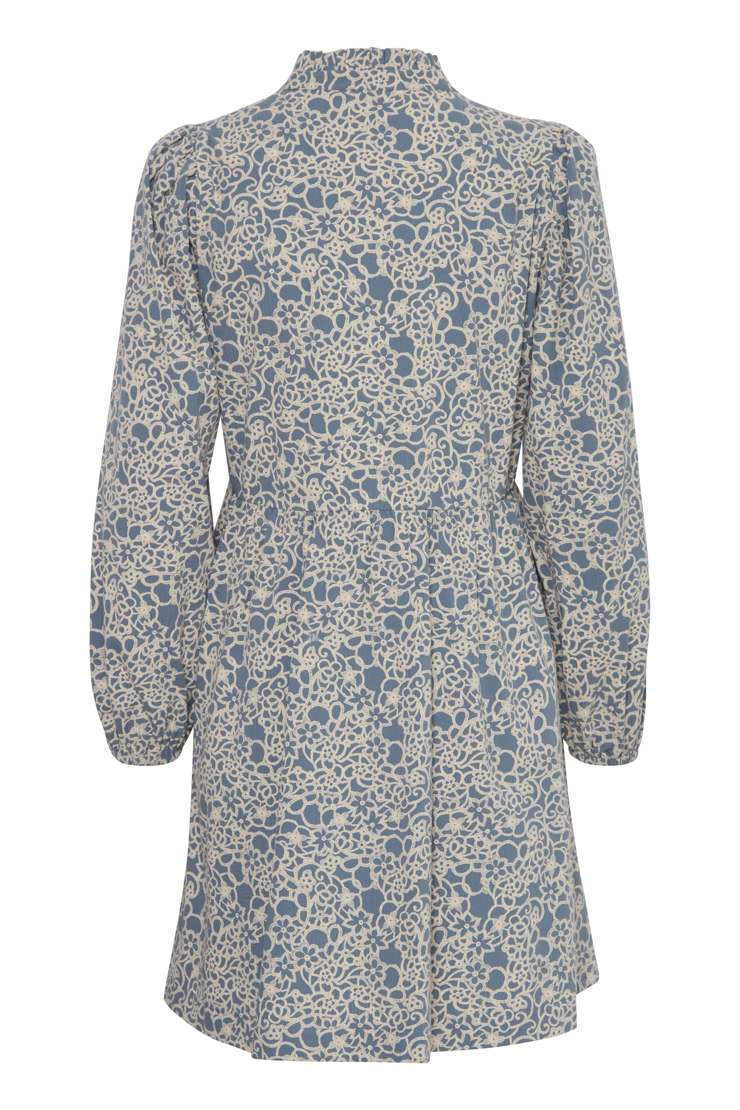 Wissa Mini Dress (Blue Mirage Flower)