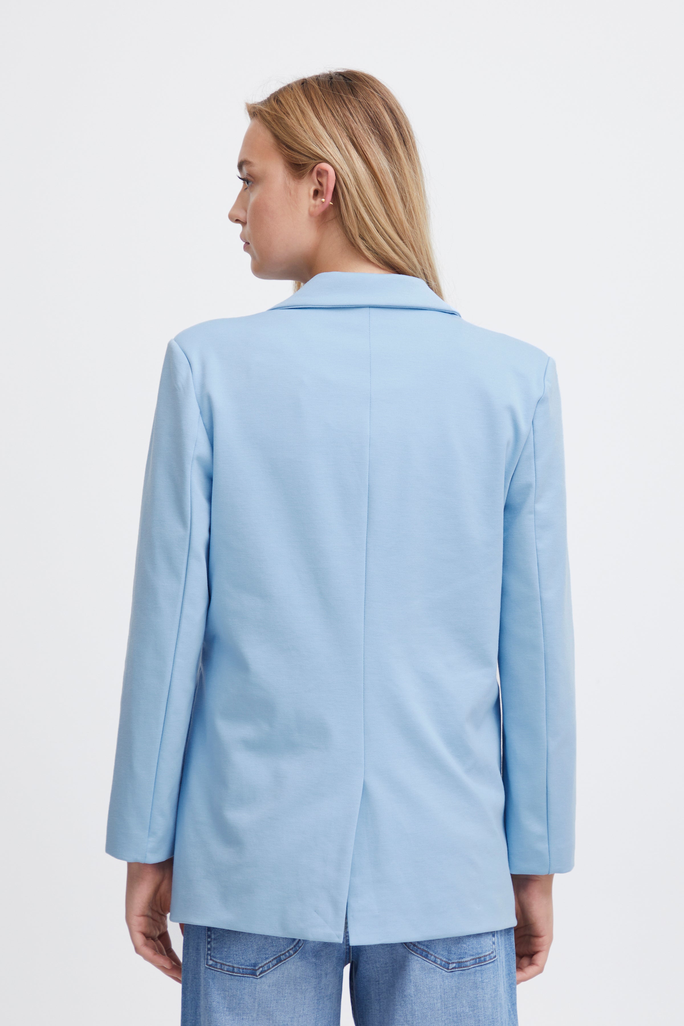 KARLA OVERSIZED BLAZER  (DELLA ROBIA BLUE)