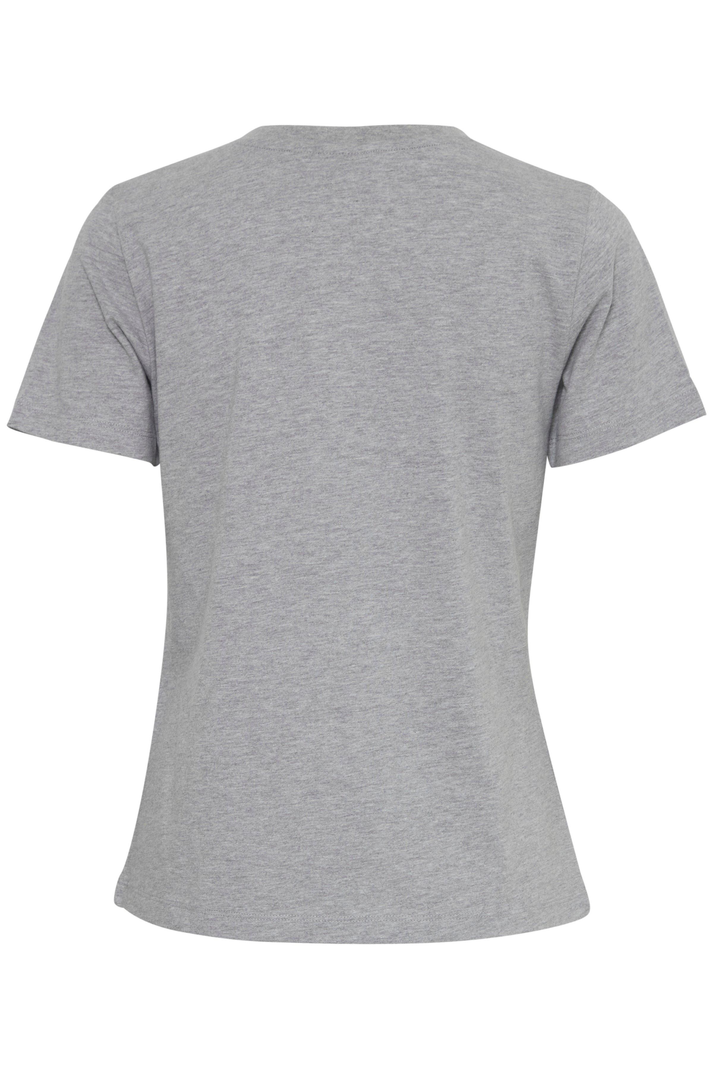 Almer V-Neck T-Shirt (Grey Melange)