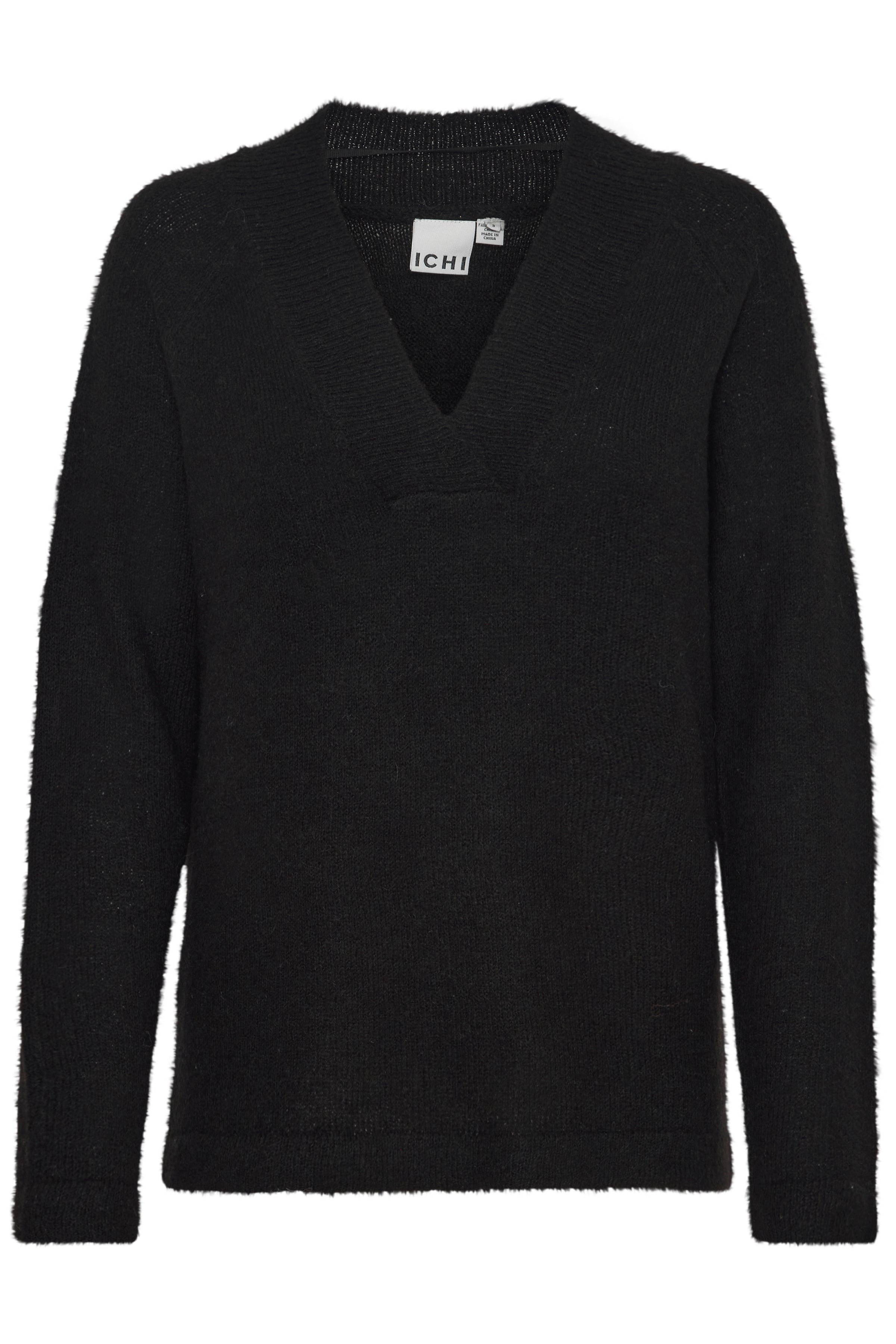 Kamara V-Neck Jumper (Black)