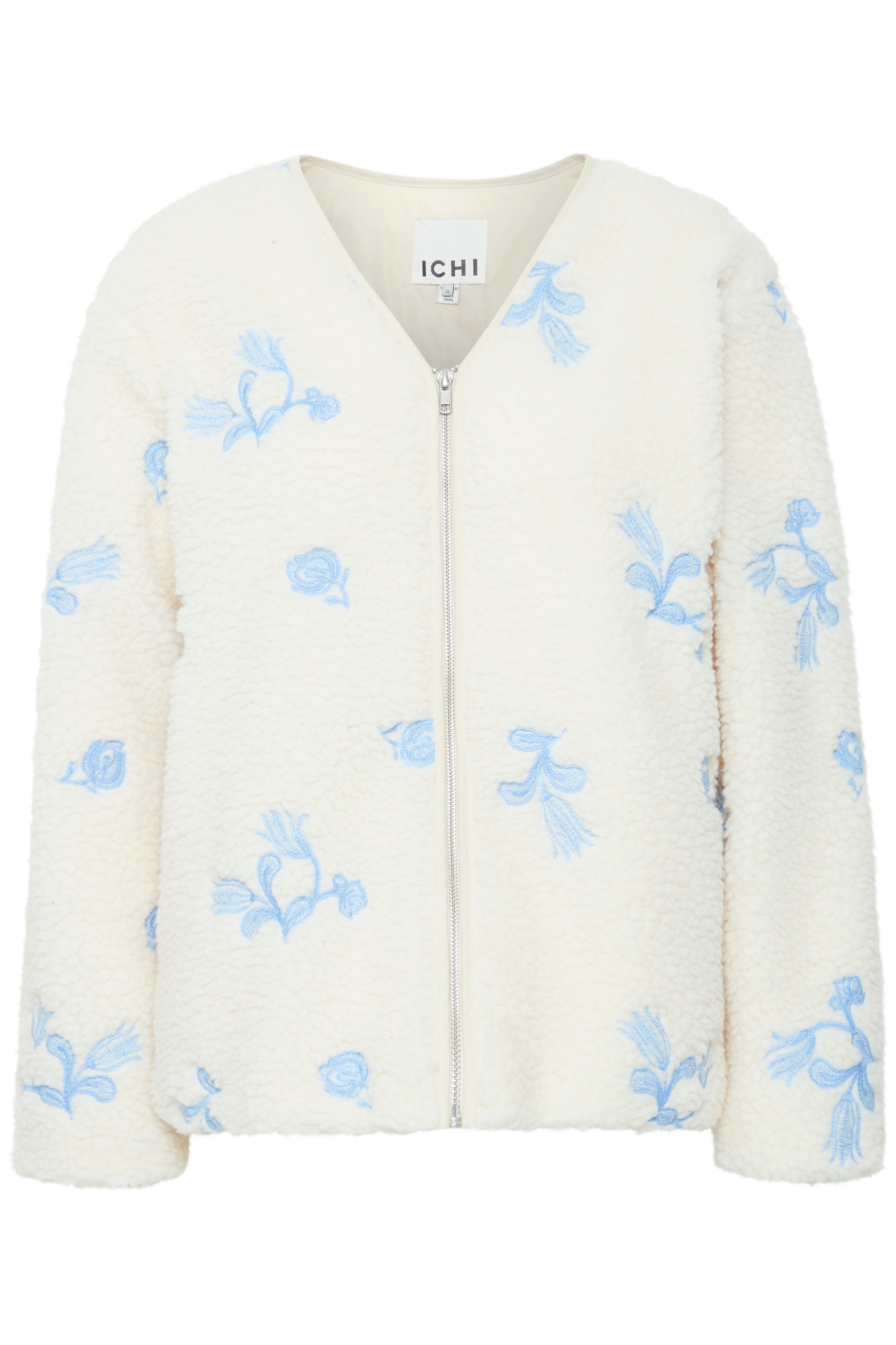 Gail Teddy Zipped Jacket (Almond Milk)