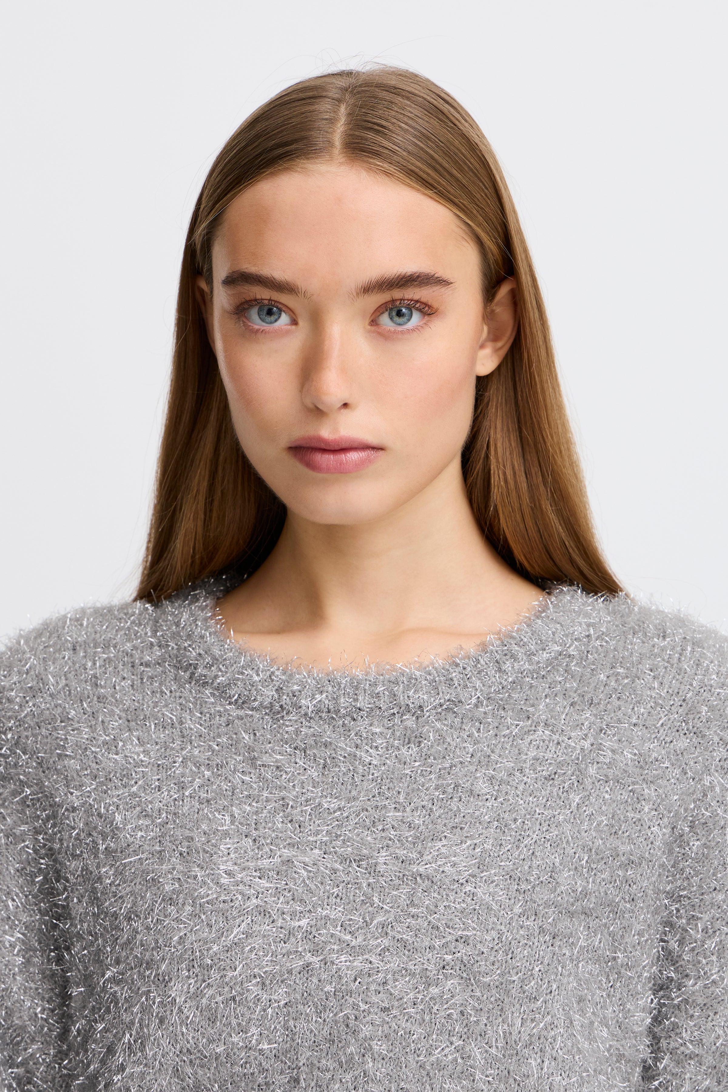 Lizzie Metallic Jumper (Silver)