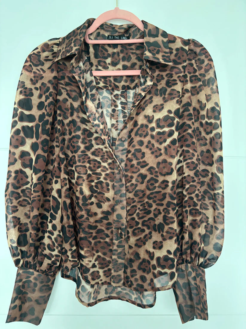 Rachel Shirt (Leopard)