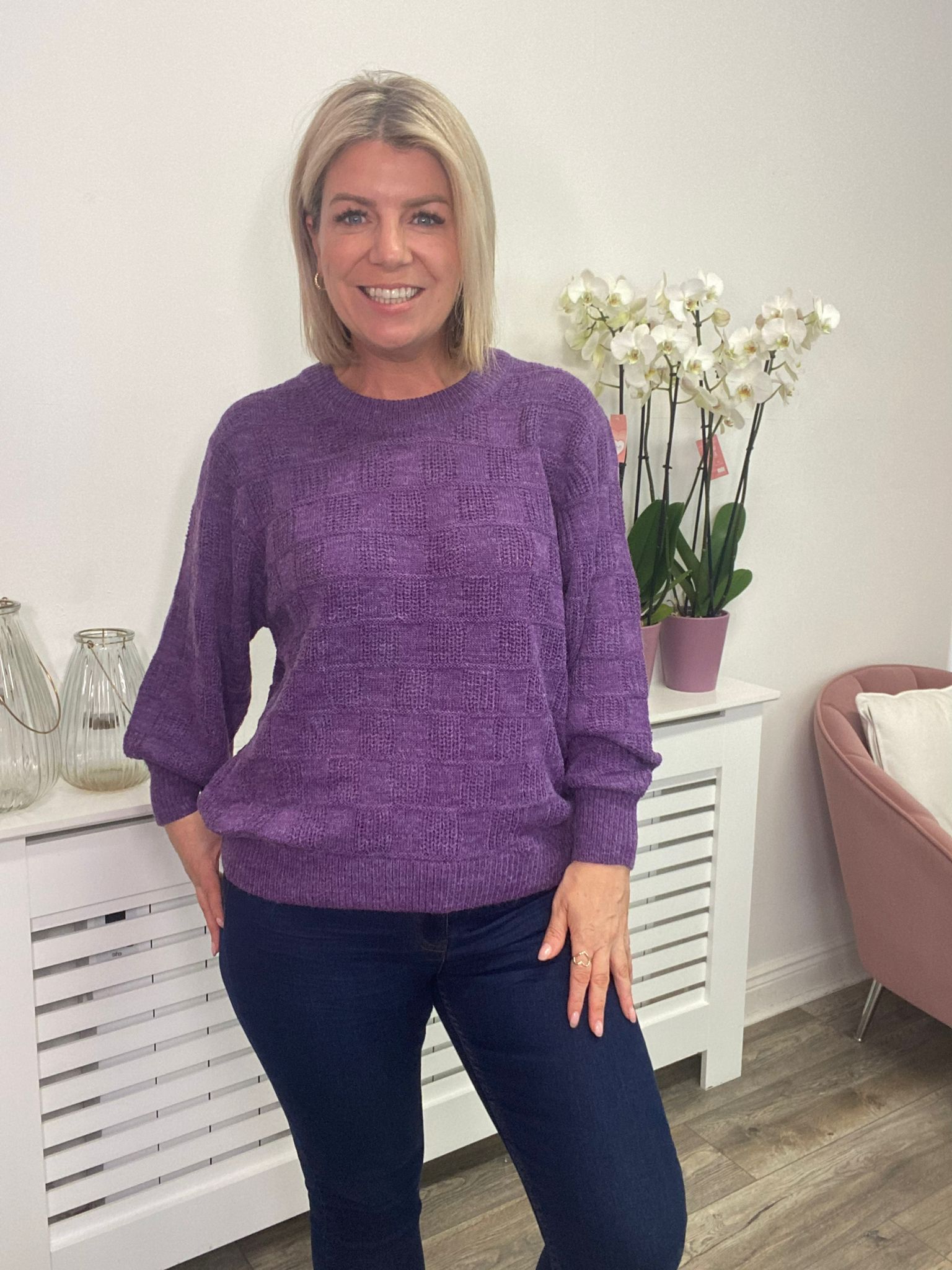 NANCY JUMPER (AMARANTH PURPLE)