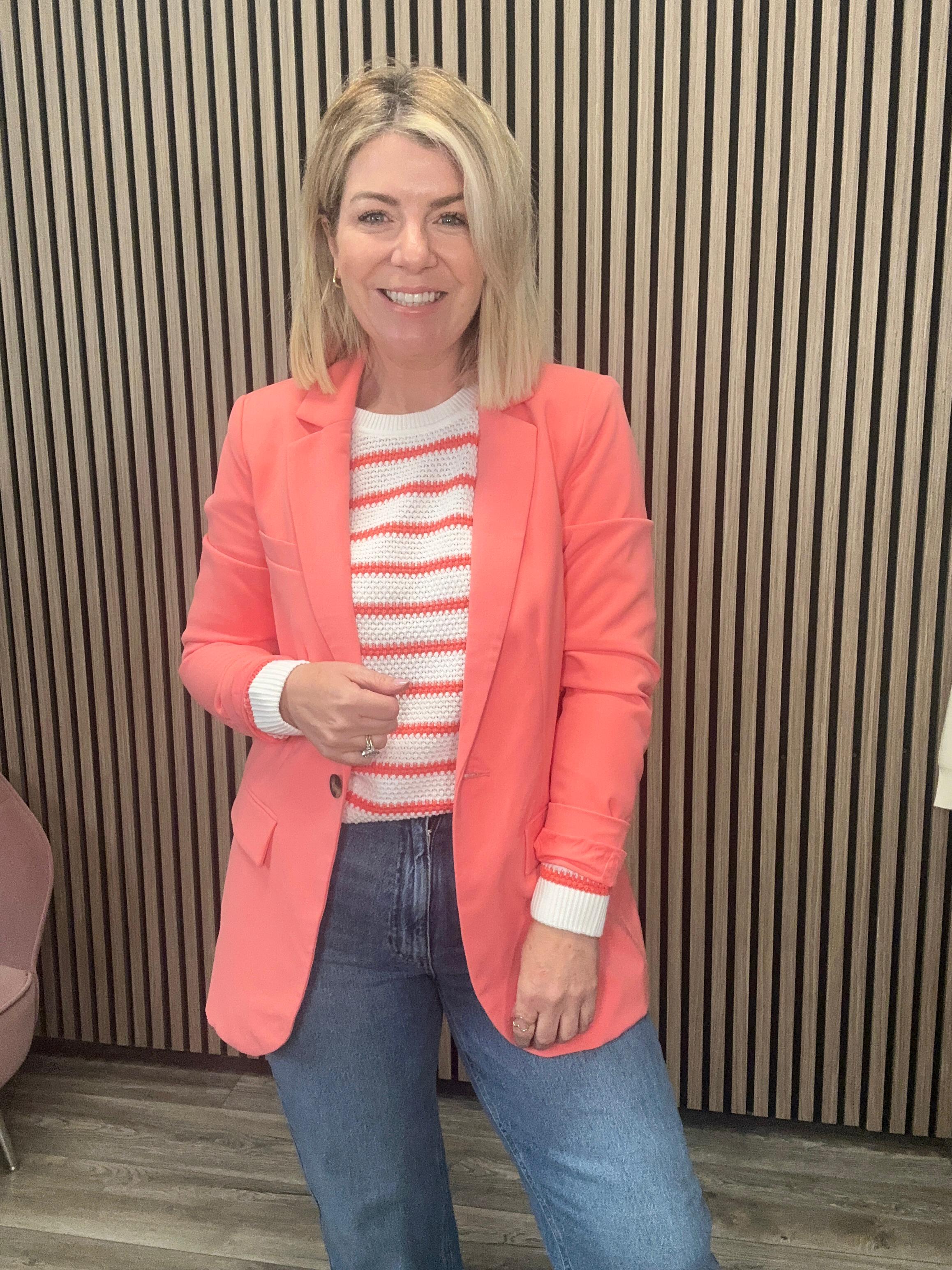 Sigrid Blazer (Georgia Peach)