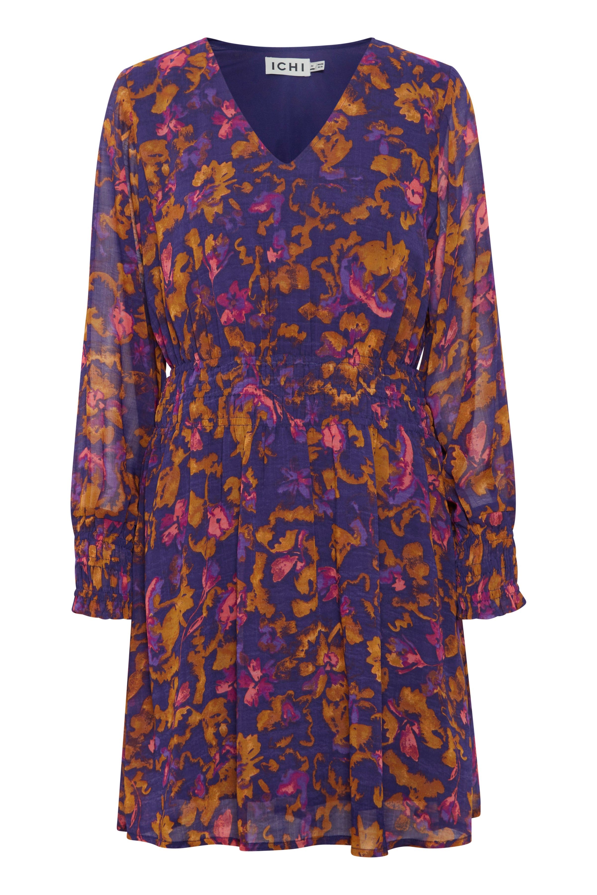 NILLY DRESS (PURPLE MULTI FLOWER)