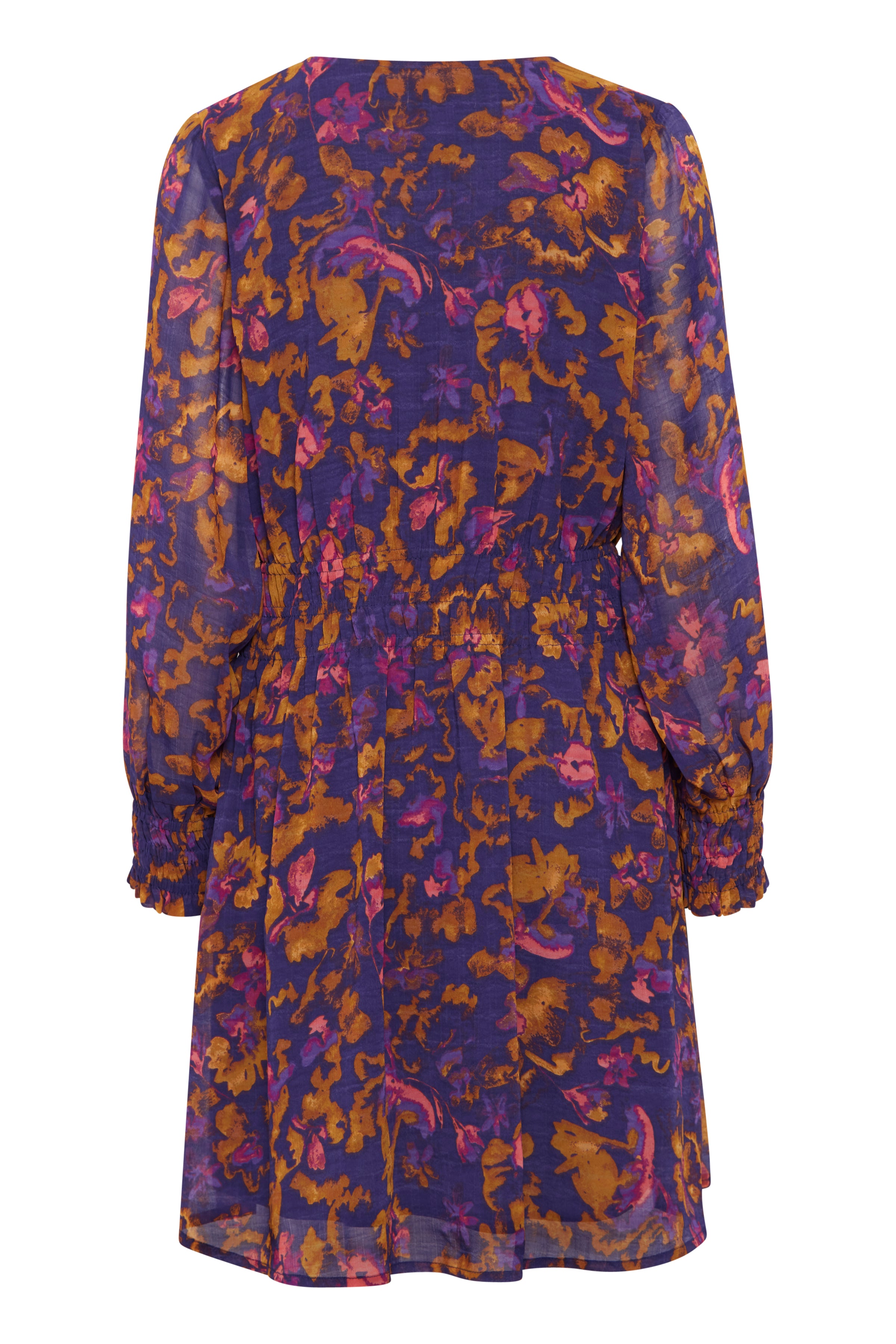 NILLY DRESS (PURPLE MULTI FLOWER)