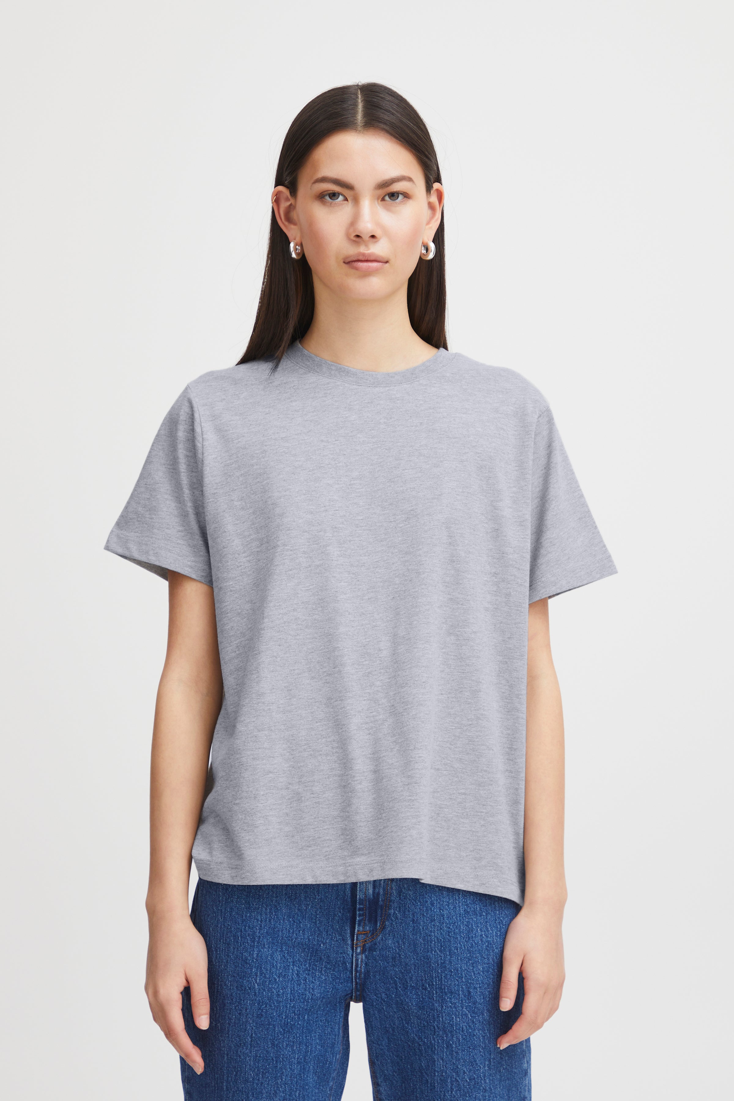 PALMER LOOSE T-SHIRT (GREY MELANGE)