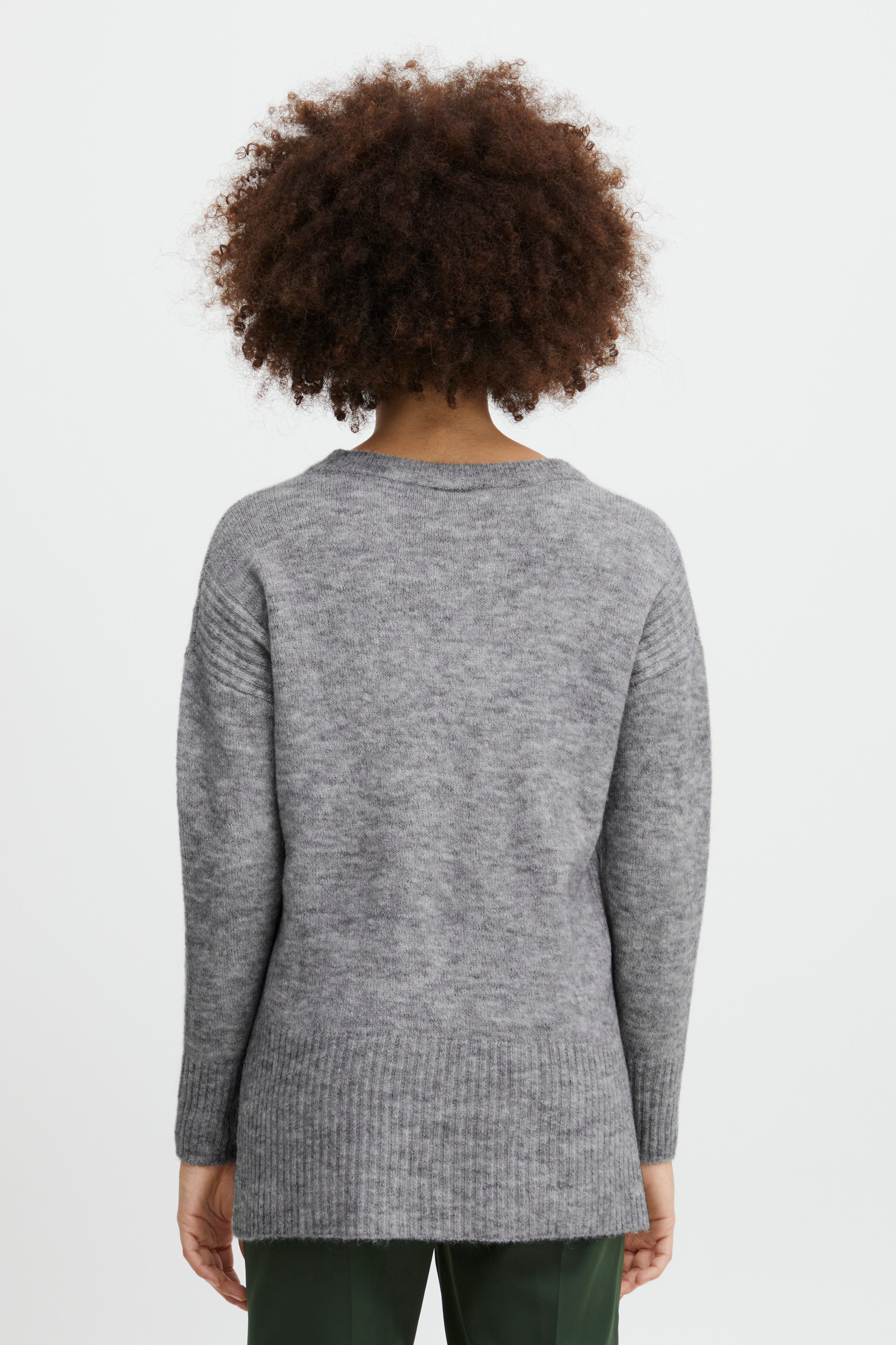 SAM JUMPER (GREY MELANGE)