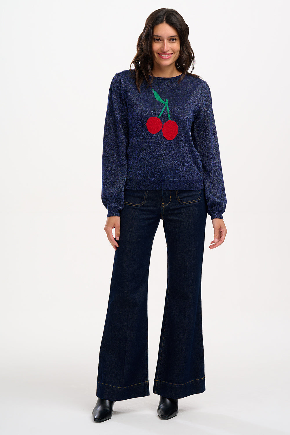 Tiff Jumper (Navy, Cherry Good)