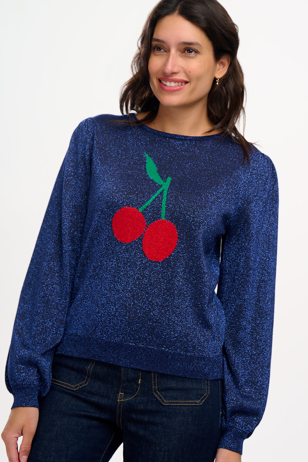 Tiff Jumper (Navy, Cherry Good)