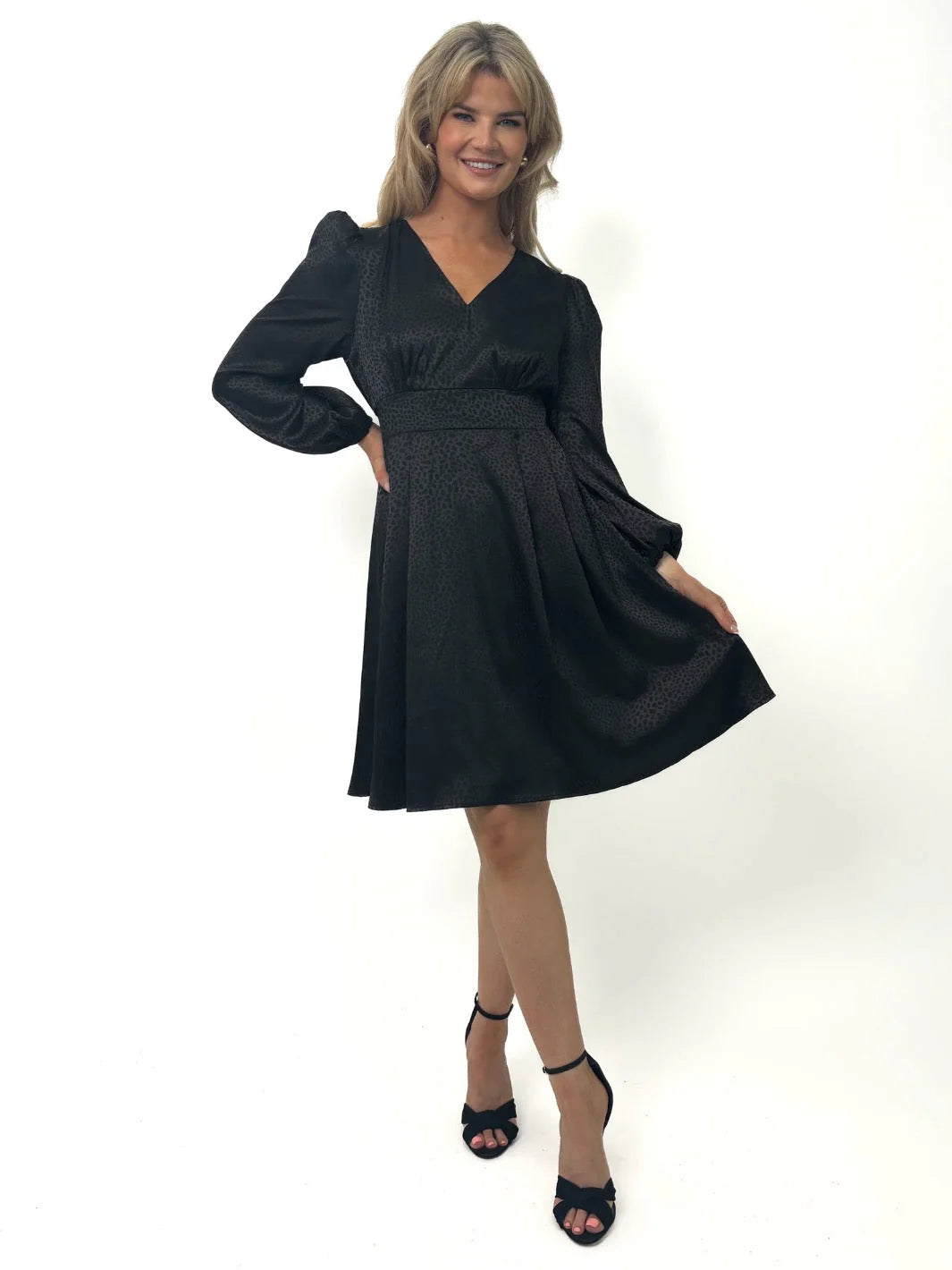 Audrey Mini Dress (Black)