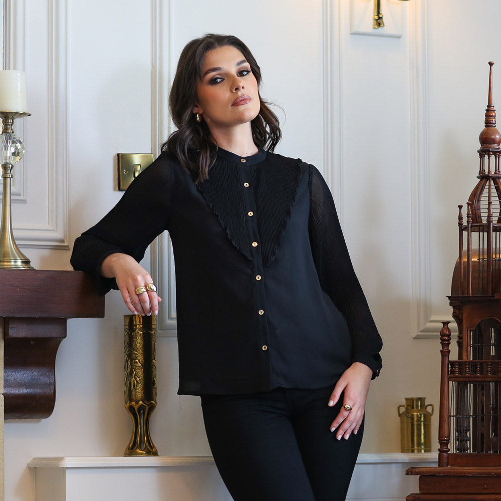 Louella Blouse (Black)