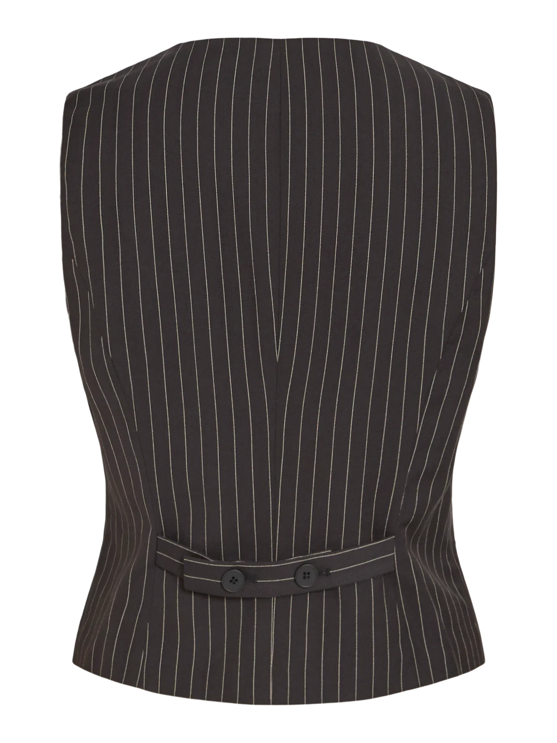 Esma Pinstripe Waistcoat (Black Beauty/Birch)