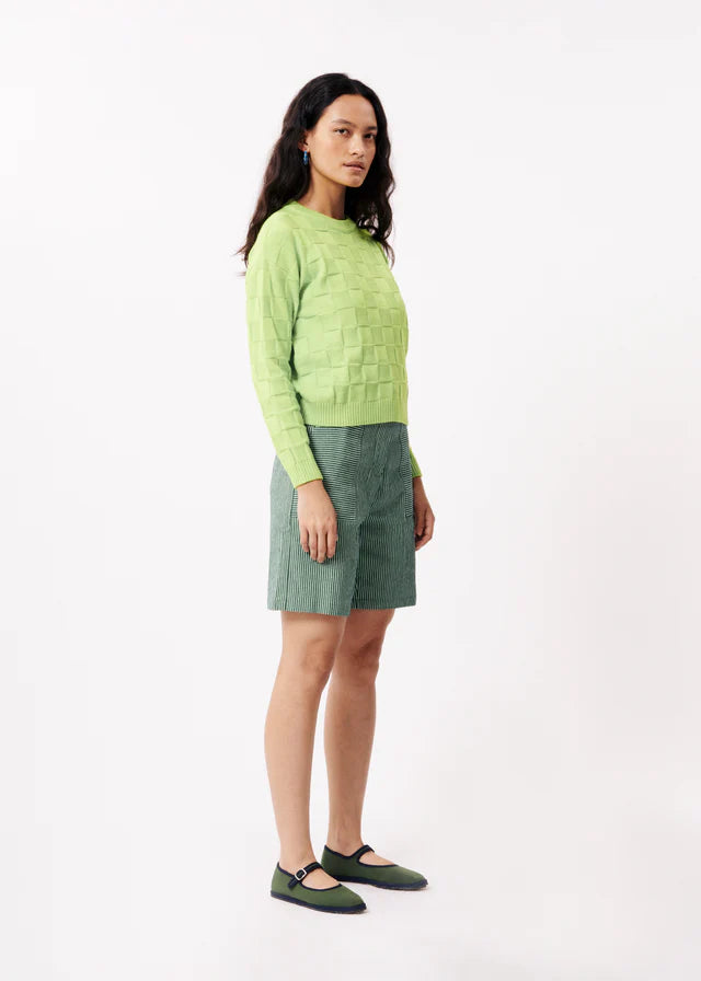 ANJALI JUMPER (LIME GREEN)