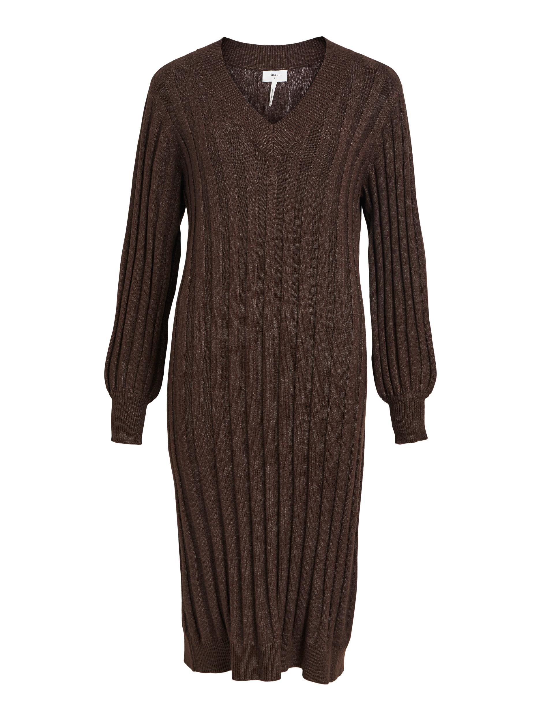 LOUISE KNIT DRESS (JAVA/ MELANGE)