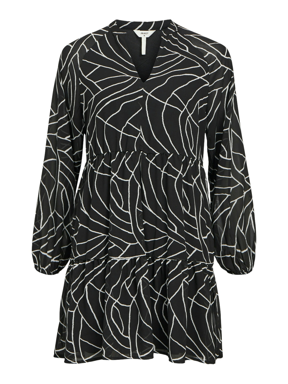 Grace Dress (Black/White Sand)