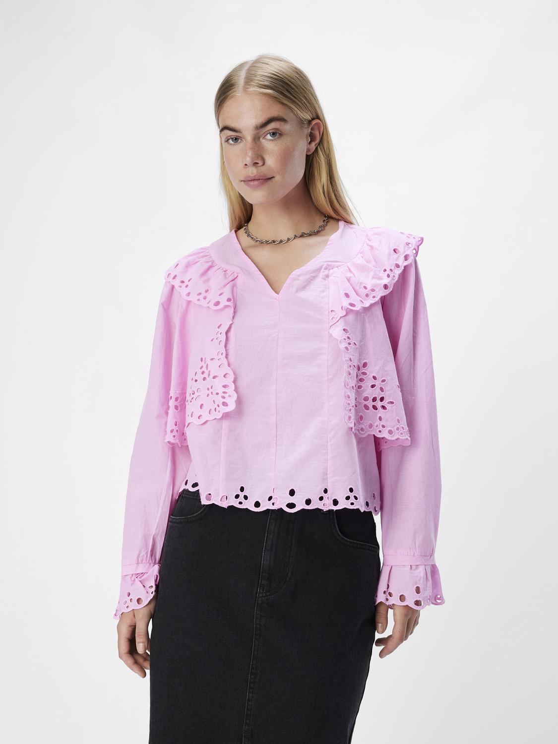 Aoife Frill Top (Pink Frosting)